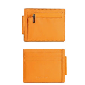 Inserto RFID portacarte con portamonete zippato per portafoglio orizzontale componibile orizzontale Urban Piquadro arancione