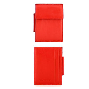 Inserto RFID portacarte con portamonete con patta per portafoglio verticale componibile Urban Piquadro rosso