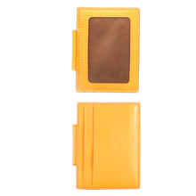 Carica l&#39;immagine nel visualizzatore di Gallery, Inserto RFID portacarte con portabadge per portafoglio verticale componibile orizzontale  Piquadro giallo
