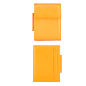 Inserto RFID portacarte con portamonete con patta per portafoglio verticale componibile Urban Piquadro giallo