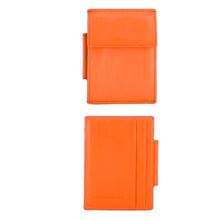 Carica l&#39;immagine nel visualizzatore di Gallery, Inserto RFID portacarte con portamonete con patta per portafoglio verticale componibile Urban Piquadro arancione

