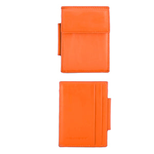 Inserto RFID portacarte con portamonete con patta per portafoglio verticale componibile Urban Piquadro arancione