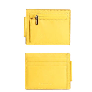 Inserto RFID portacarte con portamonete zippato per portafoglio orizzontale componibile orizzontale Urban Piquadro giallo