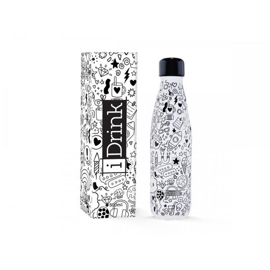 Bottiglia Termica Alluminio "Doodles" iDrink