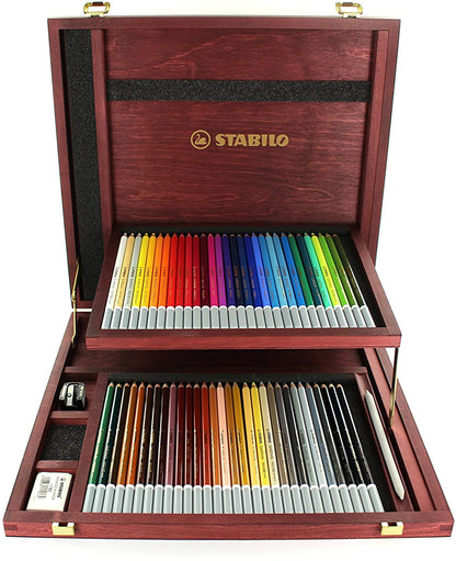 Astuccio in legno Stabilo matita premium "CarbOthello" 63  pezzi