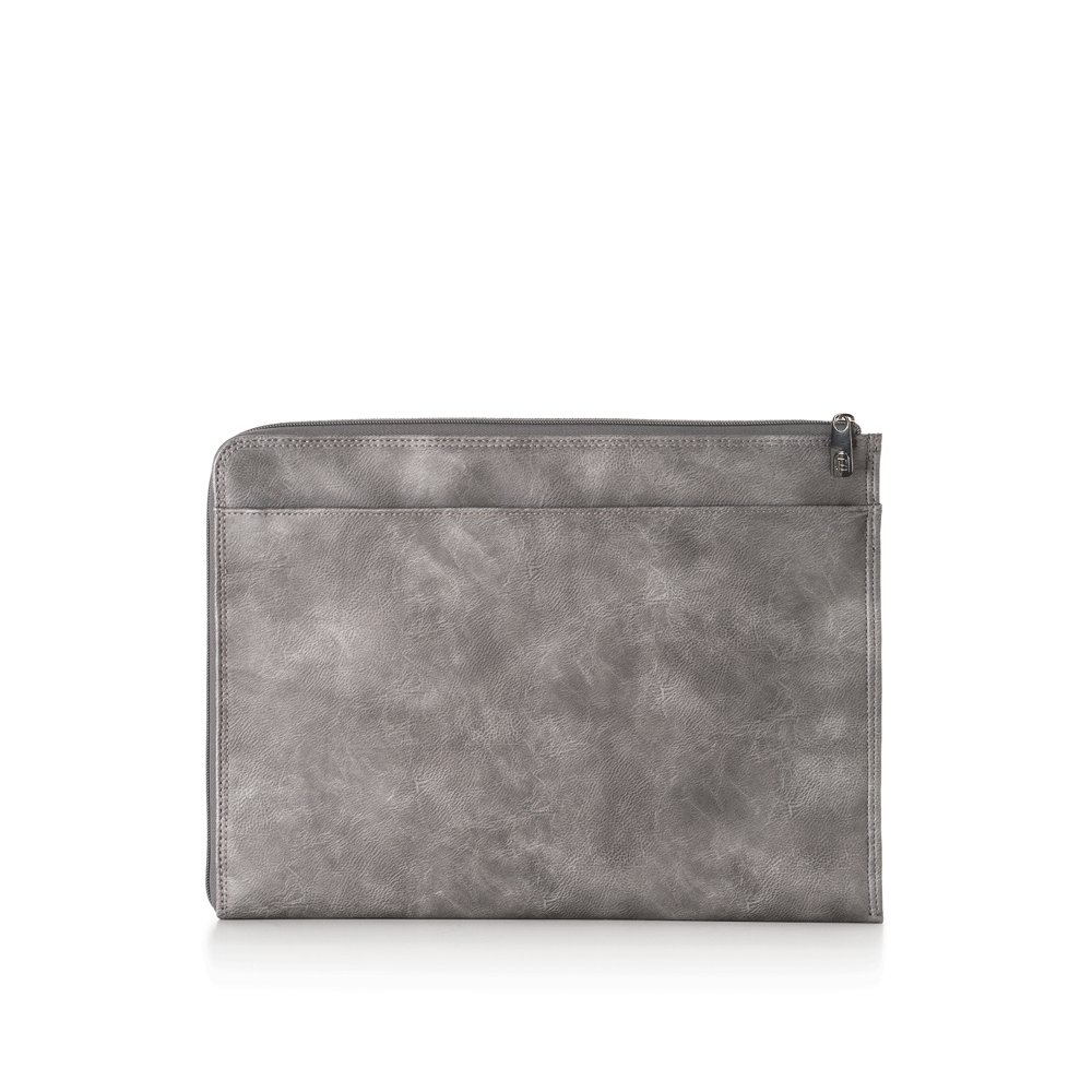 Portadocumenti sottobraccio Blue Gate InTempo grigio fumo