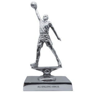 Scultura in alluminio pressofuso "Giocatore di Basket" A.G. Spalding & Bros