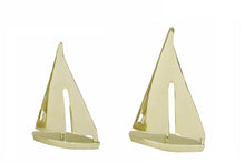 Carica l&#39;immagine nel visualizzatore di Gallery, Barca a vela in ottone lucidato (disponibile in due dimensioni)
