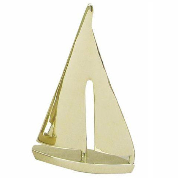 Barca a vela in ottone lucidato extra