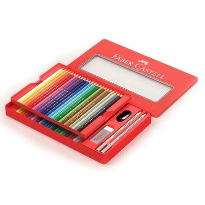 Astuccio in latta 48 matite colorate "Eco" Faber Castell