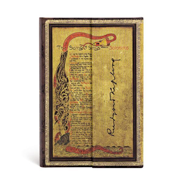 Quaderno Mini a righe con copertina rigida "Cantico dei Cantici - Kipling" Paperblanks