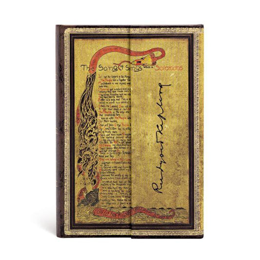 Quaderno Mini a righe con copertina rigida "Cantico dei Cantici - Kipling" Paperblanks