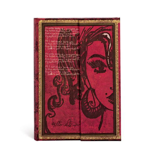 Quaderno Mini a righe con chiusura magnetica "Amy Winehpuse - Tears Dry" Paperblanks