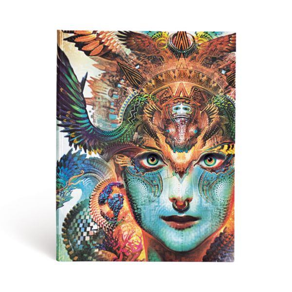 Quaderno Ultra a pagine bianche a copertina rigida con elastico "Android Jones - Dharma Dragon" Paperblanks