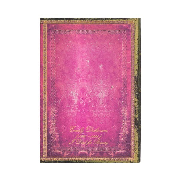 Quaderno Mini a righe con chiusura magnetica "Emily Dickinson - Morii per la bellezza" Paperblanks