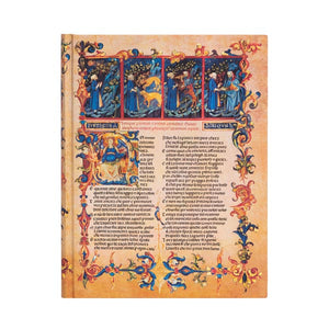 Quaderno Ultra a righe a copertina rigida con elastico "Inferno Divina Commedia" Paperblanks