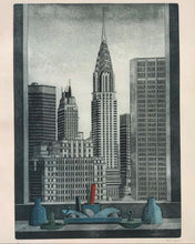 Carica l&#39;immagine nel visualizzatore di Gallery, Acquaforte acquatinta di Tonino Caputo &quot;Chrysler Buildings&quot;

