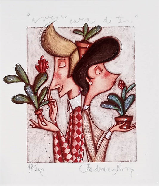 Grafica di Federica Porro "Avrò cura di te"