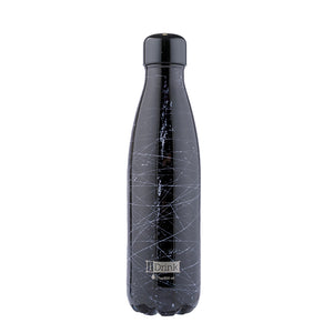 Bottiglia Termica Alluminio "Grunge Black" iDrink