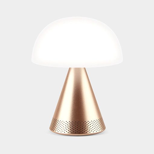 Lampada led portatile grande con speaker "Mina L Audio" Lexon