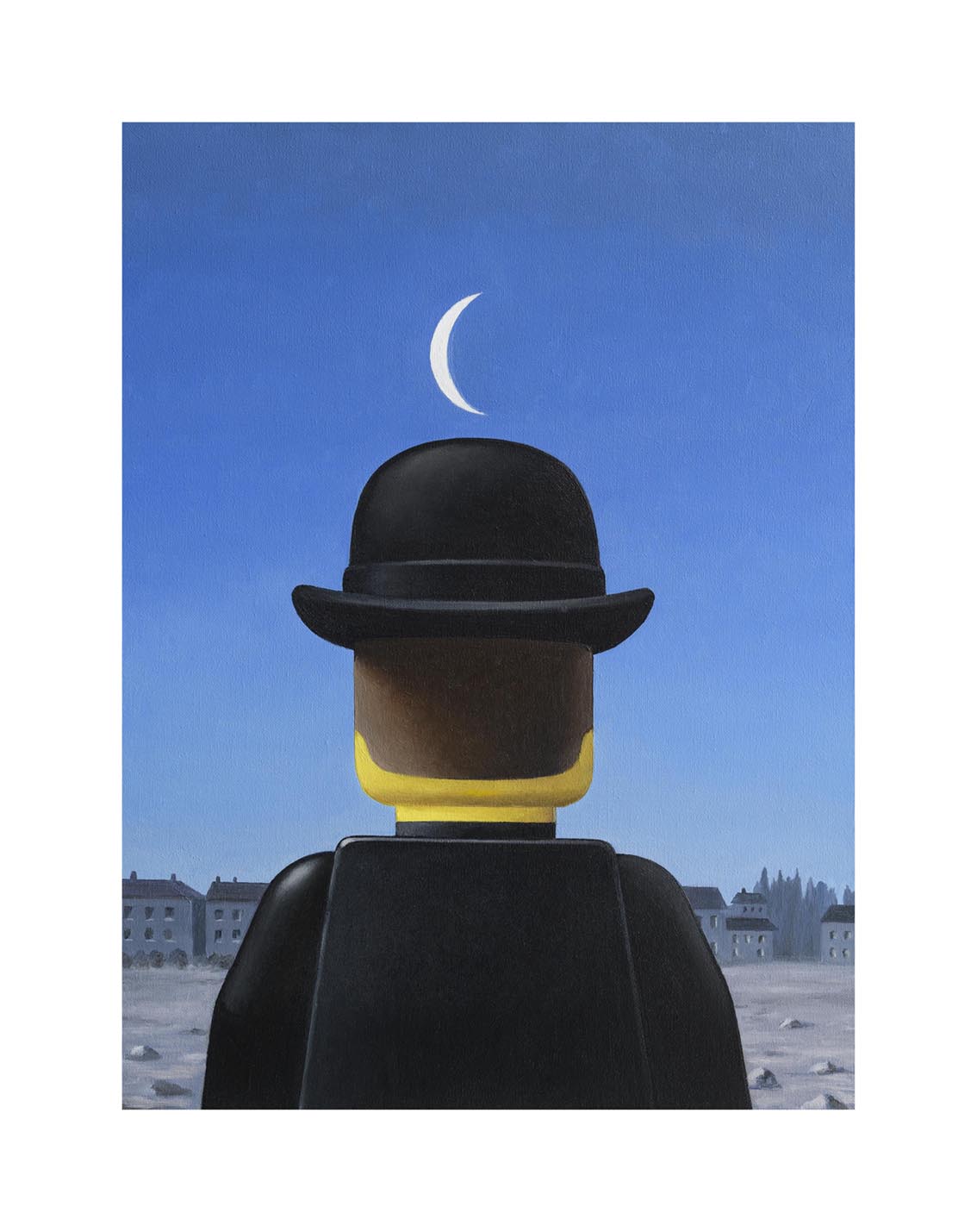 Grafica di Stefano Bolcato "IL MAESTRO BUONO - MAGRITTE"
