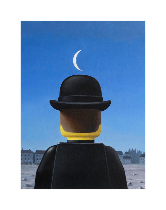 Grafica di Stefano Bolcato "IL MAESTRO BUONO - MAGRITTE"