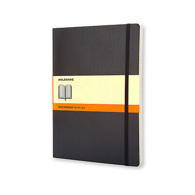 Quaderno a pagine a righe XL con copertina rigida "Moleskine"