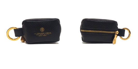 Portachiavi in pelle nera A.G. Spalding & Bros