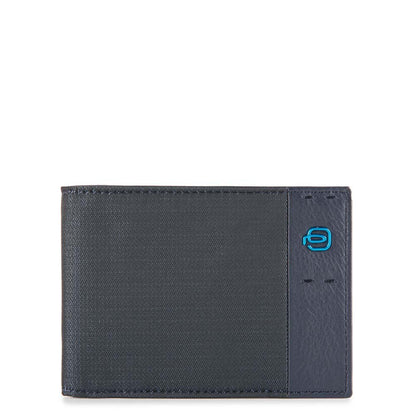 Portafogli da uomo in tessuto e pelle con 12 slot portacarte Pulse Piquadro (disponibile in due colori)