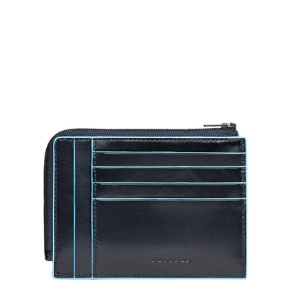 Bustina portamonete, documenti e carte di credito Blue Square Piquadro blu