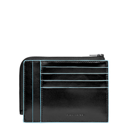 Bustina portamonete, documenti e carte di credito Blue Square Piquadro nero