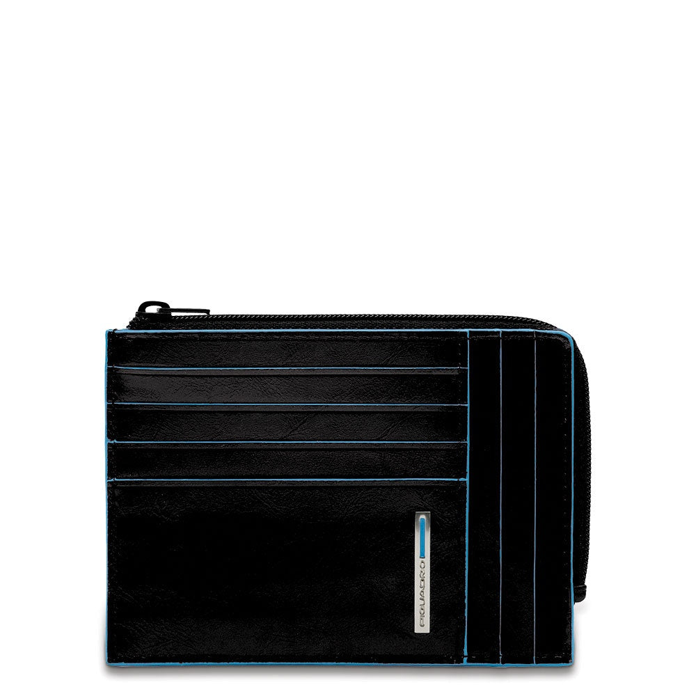 Bustina portamonete, documenti e carte di credito Blue Square Piquadro nero+