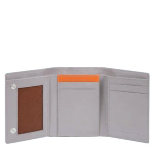 Portafogli verticale in nylon rigenerato Bios Piquadro grrigio