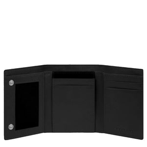 Portafogli verticale in nylon rigenerato Bios Piquadro  nero