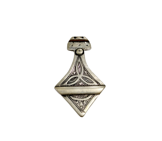 Pendente in argento lavorato
