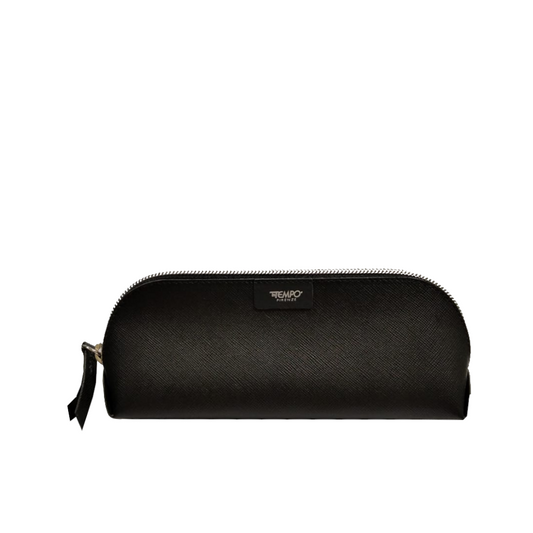 Astuccio in pelle saffiano "Rapsodia" InTempo  nero