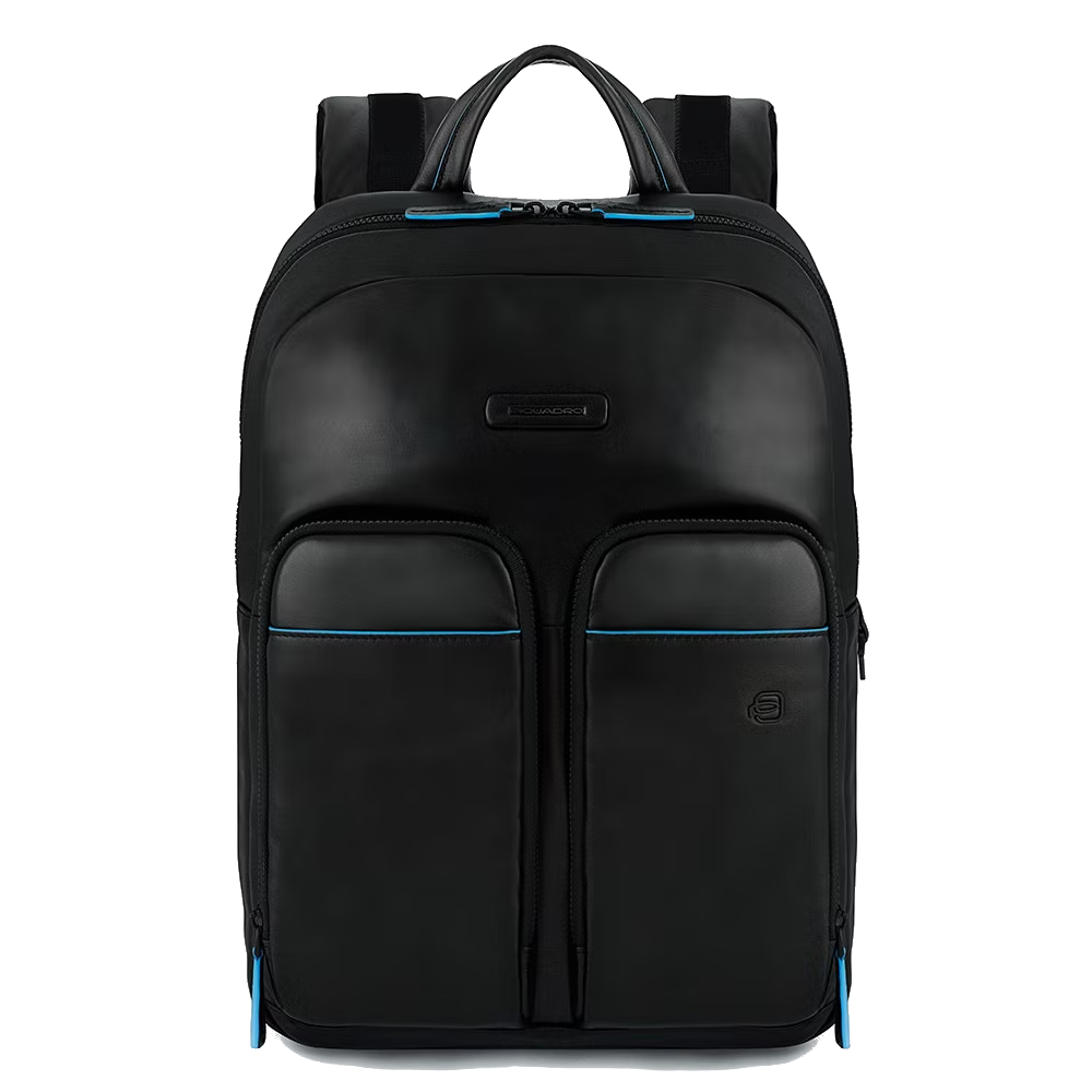 Zaino in pelle portacomputer 13" Revamp Bluesquare Piquadro nero