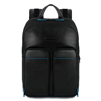 Zaino in pelle portacomputer 13" Revamp Bluesquare Piquadro nero