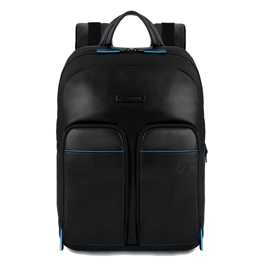 Zaino in pelle portacomputer 13" Revamp Bluesquare Piquadro nero