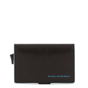 Porta carte di credito in metallo con RFID Bluesquare nero