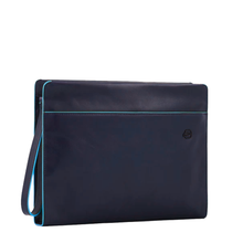 Carica l&#39;immagine nel visualizzatore di Gallery, Pochette in pelle porta iPad® &quot;Blue Square&quot; Piquadro  mogano
