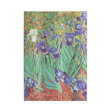 Carica l&#39;immagine nel visualizzatore di Gallery, Quaderno midi a righe a copertina rigida &quot;Iris Van Gogh&quot; Paperblanks
