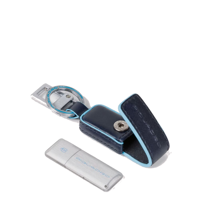 Portachiavi in pelle con chiavetta USB 64gb Bluesquare Piquadro