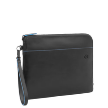 Carica l&#39;immagine nel visualizzatore di Gallery, Pochette a busta porta iPad AIR-IPAD PRO 9.7/IPAD 11&quot; in pelle &quot;B2 Revamp&quot; Piquadro nero
