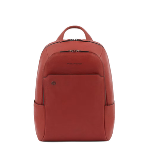 Zaino portacomputer 14" in pelle "BlackSquare" Piquadro rosso anguria