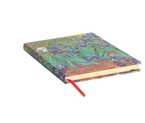 Quaderno midi a righe a copertina rigida "Iris Van Gogh" Paperblanks