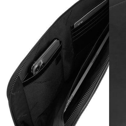 Pochette a busta porta iPad AIR-IPAD PRO 9.7/IPAD 11" in pelle "B2 Revamp" Piquadro nero