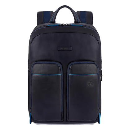 Zaino in pelle portacomputer 13" Revamp Bluesquare Piquadro blu
