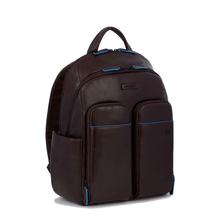 Carica l&#39;immagine nel visualizzatore di Gallery, Zaino in pelle portapc fastcheck 14&#39;&#39; Bluesquare Piquadro
