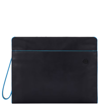 Carica l&#39;immagine nel visualizzatore di Gallery, Pochette in pelle porta iPad® &quot;Blue Square&quot; Piquadro  nero
